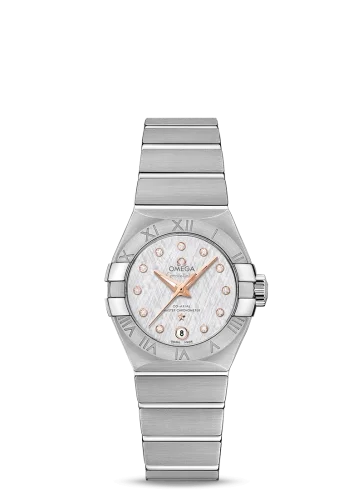 Omega Omega - 127.10.27.20.52.001 Constellation Co-Axial Master Chronometer 27 Stainless Steel / Silver Silk-Diamond