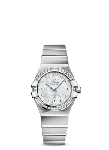 Omega Constellation Co‑Axial Master Chronometer 27 Small Seconds Stainless Steel / Diamond / MOP