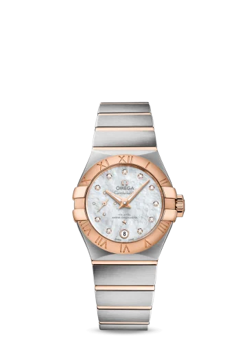 Omega Constellation Co‑Axial Master Chronometer 27 Small Seconds Stainless Steel / Red Gold / MOP