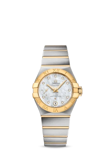 Omega Omega - 127.20.27.20.55.002 Constellation Co‑Axial Master Chronometer 27 Small Seconds Stainless Steel / Yellow Gold / MOP