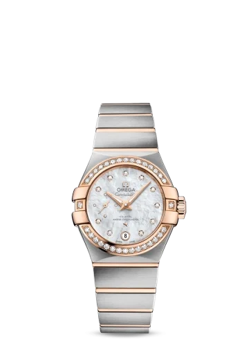 Omega Omega - 127.25.27.20.55.001 Constellation Co‑Axial Master Chronometer 27 Small Seconds Stainless Steel / Red Gold / Diamond / MOP