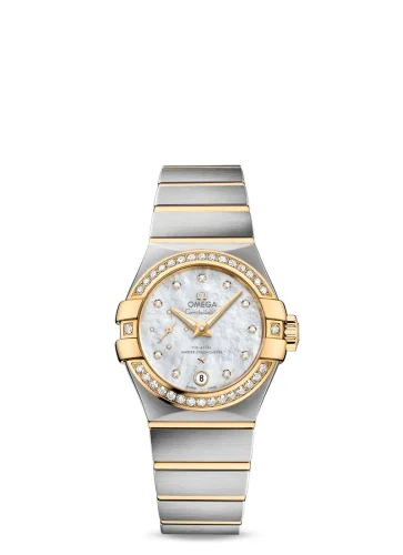 Omega Omega - 127.25.27.20.55.002 Constellation Co‑Axial Master Chronometer 27 Small Seconds Stainless Steel / Yellow Gold / Diamond / MOP