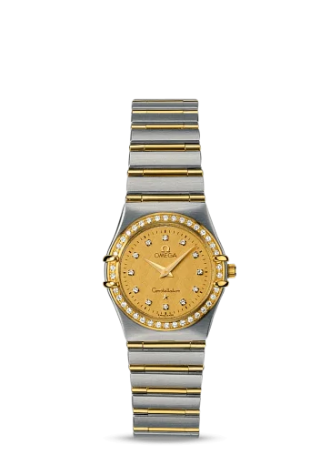 Omega - 1277.15.00 Constellation Quartz 25.5 '95 Stainless Steel / Yellow Gold / Diamond / Champagne