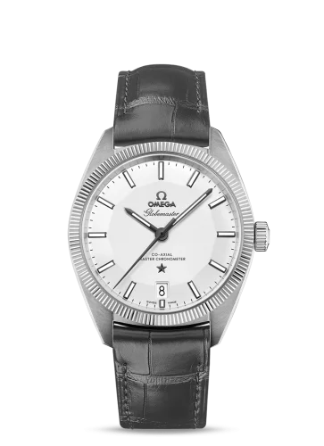 Omega - 130.33.39.21.02.001 Globemaster Stainless Steel / Silver / Leather