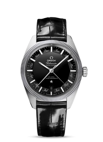 Omega Omega - 130.33.41.22.01.001 Globemaster Annual Calendar Stainless Steel / Black