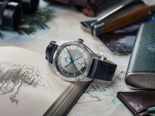 Omega Omega - 130.33.41.22.06.001 Globemaster Annual Calendar Stainless Steel / Silver