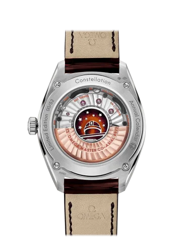 Omega Omega - 130.93.41.22.99.001 Globemaster Annual Calendar Platinum / Silver / Burgundy