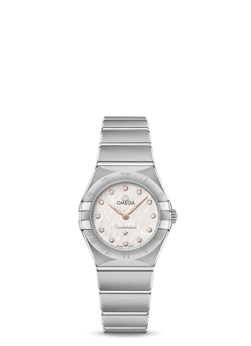 Omega - 131.10.25.60.52.001 Constellation Manhattan 25 Quartz Stainless Steel / Silver Silk