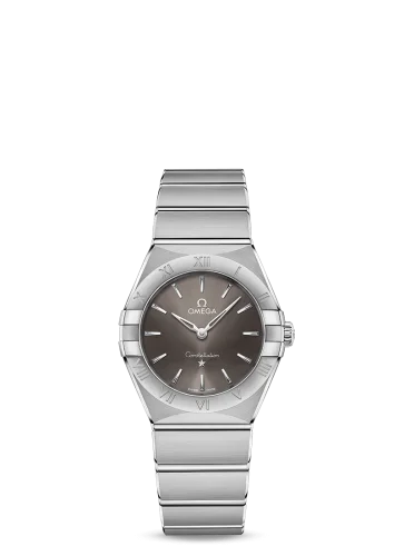 Omega - 131.10.28.60.06.001 Constellation Manhattan 28 Quartz Stainless Steel / Grey