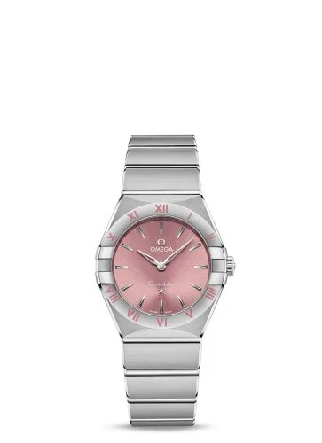 Omega - 131.10.28.60.11.001 Constellation Manhattan 28 Quartz Stainless Steel / Blush