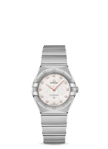 Omega - 131.10.28.60.52.001 Constellation Manhattan 28 Quartz Stainless Steel / Silver Silk