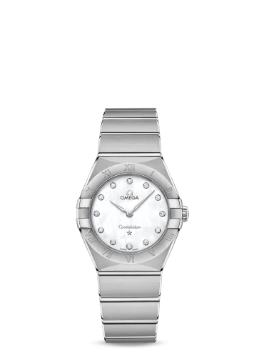 Omega - 131.10.28.60.55.001 Constellation Manhattan 28 Quartz Stainless Steel / MOP
