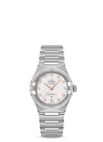 Omega Constellation Manhattan 29 Co-Axial Master Chronometer Stainless Steel / Silk Diamond / Diamond