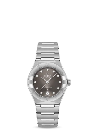 Omega Constellation Manhattan 29 Co-Axial Master Chronometer Stainless Steel / Grey - Diamond