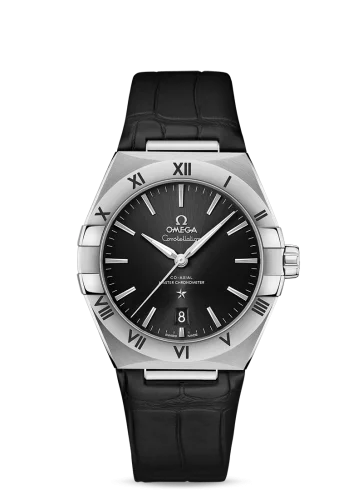 Omega - 131.13.39.20.01.001 Constellation Master Chronometer 39 Stainless Steel / Black / Alligator