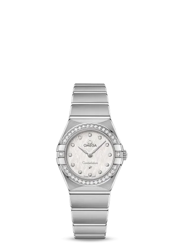 Omega - 131.15.25.60.52.001 Constellation Manhattan 25 Quartz Stainless Steel / Silver Silk / Diamond