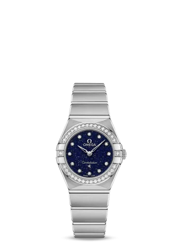 Omega - 131.15.25.60.53.001 Constellation Manhattan 25 Quartz Stainless Steel / Aventurine / Diamond