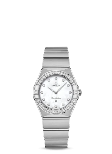 Omega - 131.15.28.60.55.001 Constellation Manhattan 28 Quartz Stainless Steel / MOP / Diamond