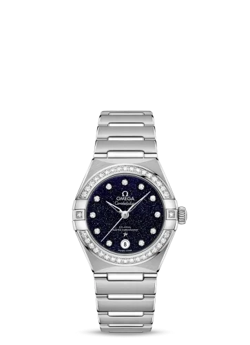 Omega Omega - 131.15.29.20.53.001 Constellation Manhattan 29 Co-Axial Master Chronometer Stainless Steel / Aventurine / Diamond