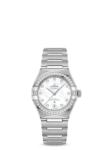 Omega Constellation Manhattan 29 Co-Axial Master Chronometer Stainless Steel / MOP / Diamond