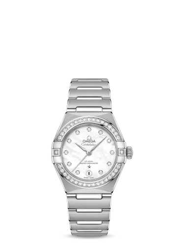 Omega Omega - 131.15.29.20.55.001 Constellation Manhattan 29 Co-Axial Master Chronometer Stainless Steel / MOP / Diamond