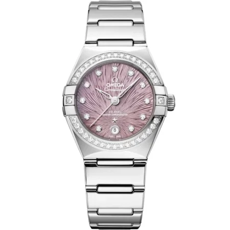 Omega Omega - 131.15.29.20.60.001 Constellation Manhattan 29 Co-Axial Master Chronometer Stainless Steel - Diamond / Lilac Supernova / Bracelet