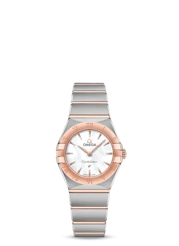 Omega - 131.20.25.60.05.001 Constellation Manhattan 25 Quartz Stainless Steel / Sedna Gold / MOP