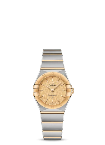Omega - 131.20.25.60.08.001 Constellation Manhattan 25 Quartz Stainless Steel / Yellow Gold / Champagne Silk