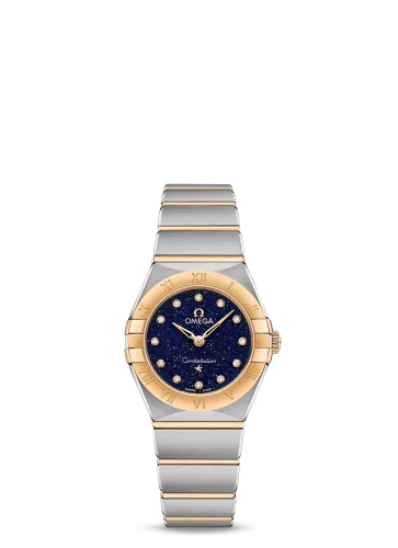 Omega - 131.20.25.60.53.001 Constellation Manhattan 25 Quartz Stainless Steel / Yellow Gold / Aventurine