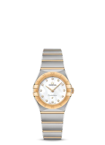 Omega - 131.20.25.60.55.002 Constellation Manhattan 25 Quartz Stainless Steel / Yellow Gold / MOP