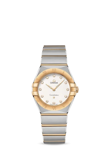 Omega - 131.20.28.60.52.002 Constellation Manhattan 28 Quartz Stainless Steel / Yellow Gold / Silver