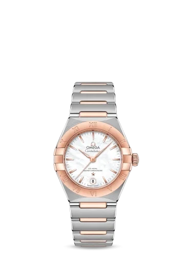 Omega Omega - 131.20.29.20.05.001 Constellation Manhattan 29 Co-Axial Master Chronometer Stainless Steel / Sedna Gold / MOP