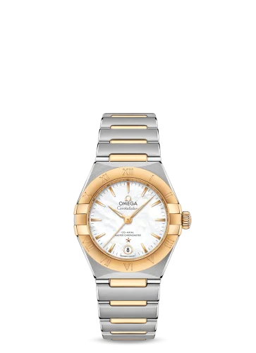 Omega Constellation Manhattan 29 Co-Axial Master Chronometer Stainless Steel / Yellow Gold / MOP
