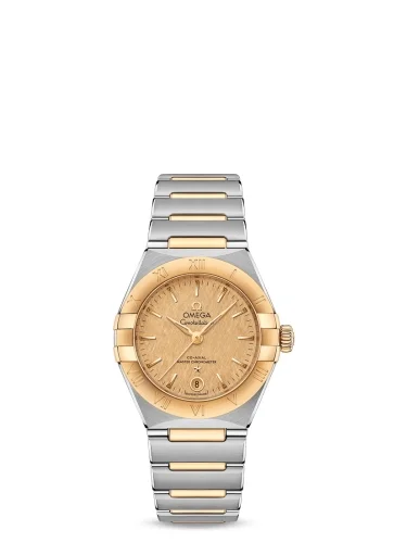 Omega Omega - 131.20.29.20.08.001 Constellation Manhattan 29 Co-Axial Master Chronometer Stainless Steel / Yellow Gold / Champagne Silk