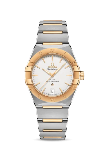 Omega - 131.20.36.20.02.002 Constellation Master Chronometer 36 Stainless Steel / Yellow Gold / Silver / Bracelet