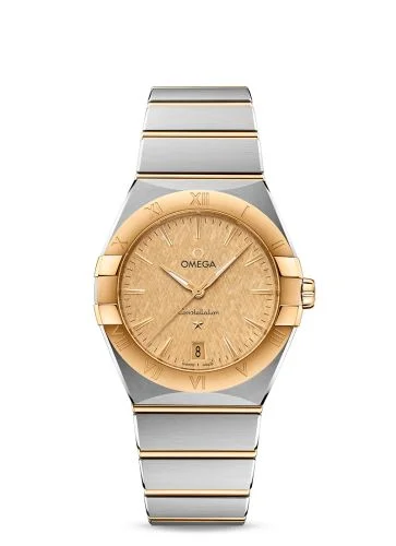 Omega Constellation Quartz 36 Stainless Steel / Yellow Gold / Silver / Bracelet