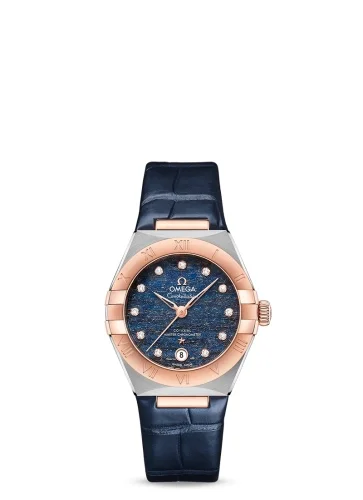 Omega Omega - 131.23.29.20.99.003 Constellation Manhattan 29 Co-Axial Master Chronometer Stainless Steel / Sedna Gold / Blue Aventurine