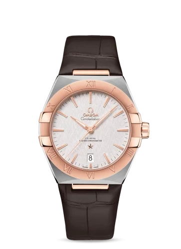 Omega Omega - 131.23.39.20.02.001 Constellation Master Chronometer 39 Stainless Steel / Sedna / Silver / Alligator