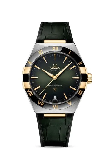 Omega - 131.23.41.21.10.001 Constellation Master Chronometer 41 Stainless Steel - Yellow Gold - Ceramic / Green