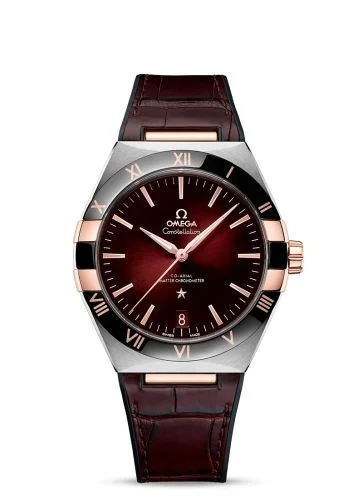 Omega - 131.23.41.21.11.001 Constellation Master Chronometer 41 Stainless Steel - Sedna Gold - Ceramic / Red