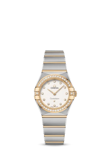 Omega - 131.25.25.60.52.002 Constellation Manhattan 25 Quartz Stainless Steel / Yellow Gold / Silver Diamond / Diamond