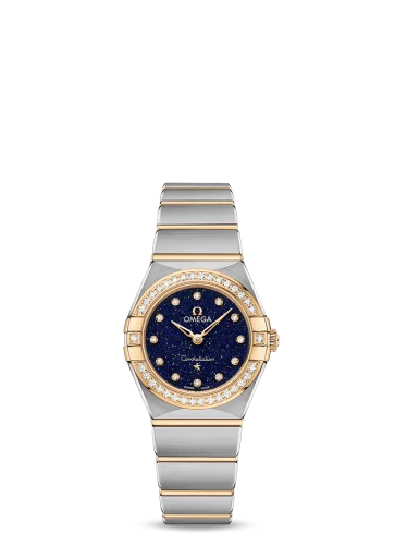 Omega - 131.25.25.60.53.001 Constellation Manhattan 25 Quartz Stainless Steel / Yellow Gold / Aventurine / Diamond