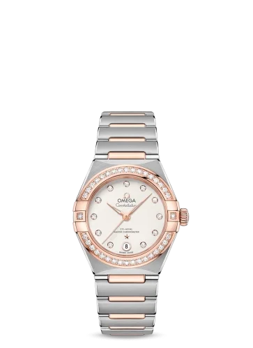 Omega Omega - 131.25.29.20.52.001 Constellation Manhattan 29 Co-Axial Master Chronometer Stainless Steel / Sedna Gold / Silver Diamond / Diamond