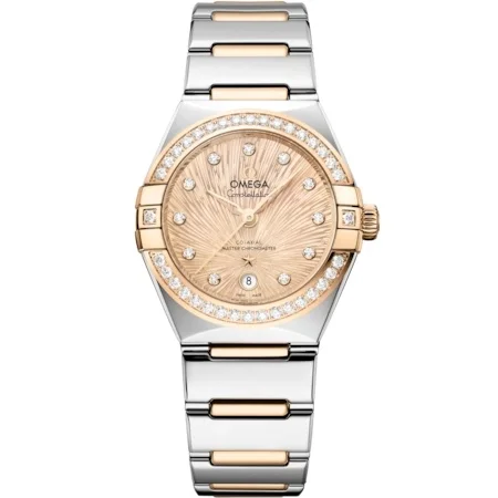 Omega Omega - 131.25.29.20.58.002 Constellation Manhattan 29 Co-Axial Master Chronometer Stainless Steel - Moonshine Gold - Diamond / Champagne Supernova