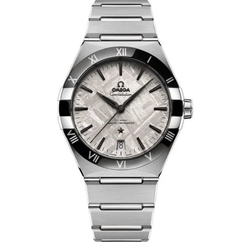 Omega - 131.30.41.21.99.001 Constellation Master Chronometer 41 Stainless Steel - Ceramic /  Silver Meteorite
