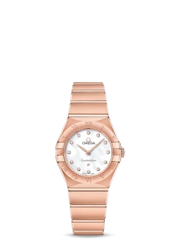 Omega - 131.50.25.60.55.001 Constellation Manhattan 25 Quartz Sedna Gold / MOP