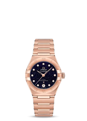 Omega - 131.50.29.20.53.003 Constellation Manhattan 29 Co-Axial Master Chronometer Sedna Gold / Aventurine
