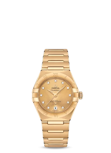 Omega - 131.50.29.20.58.001 Constellation Manhattan 29 Co-Axial Master Chronometer Yellow Gold / Champagne