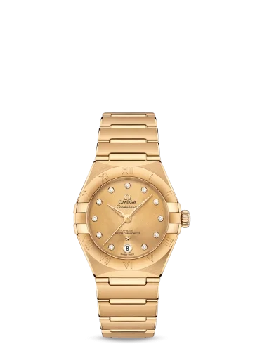 Omega Omega - 131.50.29.20.58.001 Constellation Manhattan 29 Co-Axial Master Chronometer Yellow Gold / Champagne