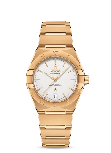 Omega - 131.50.36.20.02.002 Constellation Master Chronometer 36 Yellow Gold / Silver / Bracelet